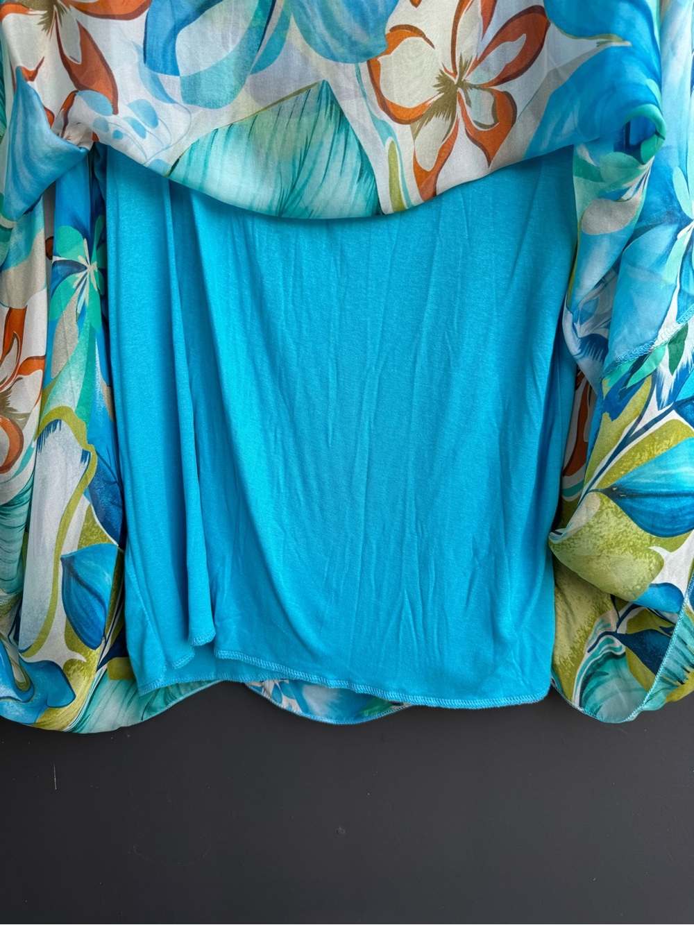 Gigi moda Vibrant floral Kaftan made in Italy - Picture 5 of 7